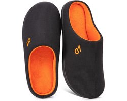 Tweekleurige pantoffels van traagschuim voor heren - Comfortabele en zachte huispantoffels