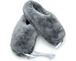 USB Verwarmde Elektrische Slofjes-Voetverwarmer - Winter Warmte Slofjes / Verwarmde Schoenen / Voetheater - Ideaal voor Thuis, Werken, Winter & Warmtecomfort