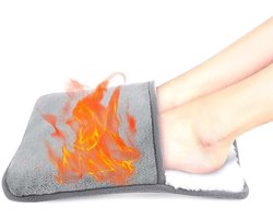 USB Verwarmde Voetenwarmer Elektrische Voetenmat mat Wasbare matVerwarmende Voetbedekking Voor Onder Bureau Bed Kantoor En Huisgebruik