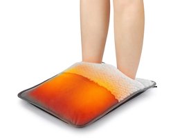 USB verwarmde voetenwarmer Elektrische voetenverwarmingsmat Wasbare thermische verwarmde voetenhoes voor onder bureaubed Kantoor Thuis