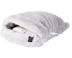 USB Voetverwarmer – Zachte Voetenwarmer met 3 Warmtestanden – Grijs – Kabellengte 1,8m (inclusief USB adapter)