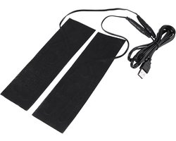 Verwarmbare Inlegzolen met USB, Zwart, 35-50℃ voor Schoenen en Pantoffels