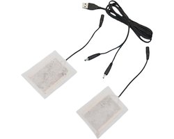 Verwarmde Handschoen Pads - Verwarmingselementen Handen - Buitenactiviteiten Warm - Gelijkmatige Warmteafgifte - 65x85cm - Wit