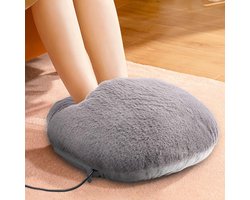 Verwarmde Pantoffels - Elektrische Slippers - USB Voetwarmer - Pluche Zachte Binnenzool - Wasbaar - 45-55°C Temperatuur - Voor Thuis, Kantoor, Dorm - Universele Maat - Incl. 1.55m Kabel