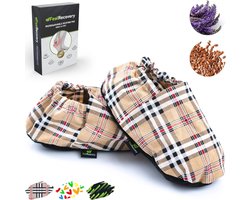 Verwarmde Slippers voor Koude Voeten - Katoenen Magnetron Sokken met Lavendelgeur