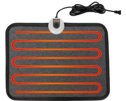 Verwarmde vloermat onder bureau met 7 temperatuurinstellingen - ergonomische voetwarmer voor een comfortabel thuiswerkplekje