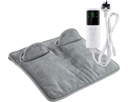 Voetenverwarmer - Voetenverwarmer Elektrisch - Elektrische Deken Voeten - Elektrische Voetenverwarmer - 9 Heating Settings - 4 Timers - Electric Foot Warmer - Men's and Women's Foot - Back - Full Body Electric Blanket - 40*40cm