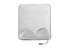 Voetenwarmer voor in Bed - Verwarmingskussen Voor Voeten Met Auto Uitschakeling | USB Auto-Uitschakeling Hoes met Instelbare Temperatuur | Voor Kinderen Volwassenen Kantoor Woonkamer，grijs