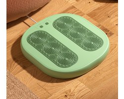 Voetverwarmingskussen - Elektrische voetverwarmingskussen - Voetverwarmer - 3 temperatuurstanden - Ingebouwde 6 handmatige massagekoppen - Geschikt voor thuis, op kantoor en in slaapzalen - Verwarmingskussens (groen)