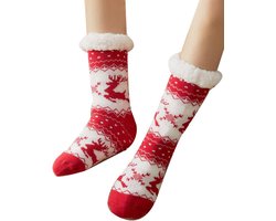 Warme Antislip Huissokken voor Dames en Heren - Pantoffelsokken met Noppen voor Binnen