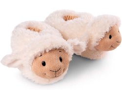 Warme Beige Schapen Pantoffels met Antislipzool - Duurzaam en Knuffelzacht