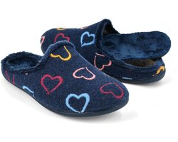 Warme Dames Pantoffels met Uitneembaar Voetbed - Anti-slip Binnenschoenen