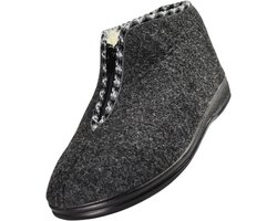Warme Dames Pantoffels van Vilt met Stevige Rubberzool - 100% Natuurlijk Handgemaakt