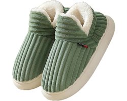 Warme Damespantoffels Anti-slip Zachte Binnen en Buiten Sloffen