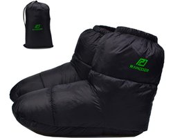 Warme Donslaarzen voor Kamperen en Wandelen - Ultralichte Slaapsokken en Voetwarmers