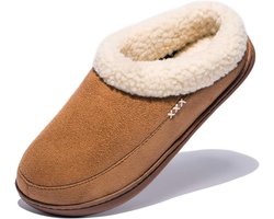 Warme Heren Pantoffels met Memory Foam Voering en Antislip Zool