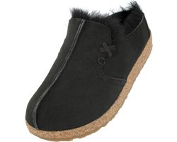 Warme Lamsvacht Pantoffels Klompen voor Heren en Dames - Fleece Voering en Kurk Voetbed