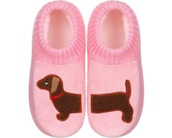 Warme Pantoffelsokken met Antislipzolen - Fluffy Huis-Slippers voor Dames
