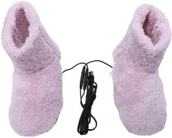 Warme voeten sokken, Warme voeten Treasure, verwarmde sokken, pluisje verwarmde voeten warmer, USB verwarmde schoenen