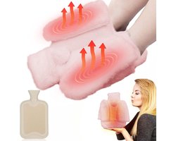 Warme Voetenzak Met Zachte Pluche Hoes En Non-Slip Zool Voor Comfort En Pijnverlichting