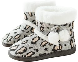 Warme winterpantoffels voor dames en heren - Gevoerde en slipvaste laarzen