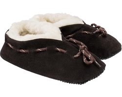 Warme Winterpantoffels voor Mannen en Vrouwen - Winter House Slippers van Schapenwol en Suède