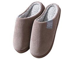 Zachte antislip pantoffels voor dames en heren - Knuffelige winterpantoffels - Warme slippers voor binnen en buiten