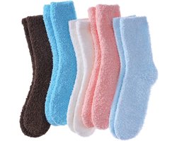 Zachte en Warme Fuzzy Sokken voor Dames - Perfect voor Thuis en Slaap