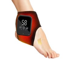 3-in-1 voetmassageapparaat - Draagbaar elektrisch USB-oplaadbaar zenuwmassageapparaat, 3 standen, 5 warmtestanden (1 stuk) Zwart