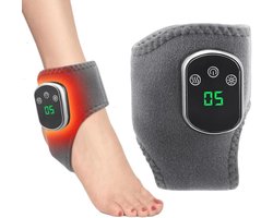 3-in-1 voetmassageapparaat, voetmassage, draadloze enkelmassage, voetmassageapparaat met 3 trillingen en 5 warmtestanden, voor krachtige verlichting bij pijn aan de voeten