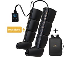 AirElite - Professioneel draadloos Beenmassage & Voetmassage apparaat voor Bloedcirculatie - Sport Gym Fitness - Compressie massage - Voet Massage Vermoeide Benen Shiatsu Luchtcompressie Bloedsomloop lymfedrainageapparaat Oedeem