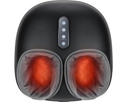 Aura® Bloedcirculatieapparaten – Professioneel Voetmassage Apparaat – Voetmassage Apparaat Bloedsomloop – Kneden en Rollen – Voetmassage Apparaat Neuropathie – met Afstandsbediening - Zwart - 37cm x 18cm x 34cm