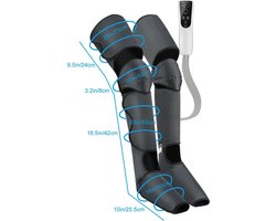 Beenmassage - Beenmassage Apparaat - Voetmassage Apparaat - Kniemassage Apparaat - Luchtdruk - 360° Massage - Goed Voor Bloedcirculatie - Spier Ontspanning - Lymfedrainage Apparaat