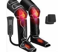 Beenmassageapparaat luchtcompressie - bloedsomloop kuitbeen voetmassage - verlichten van beenpijn spiervermoeidheid oedeem - vrouwen - 6 modi 3 intensiteiten