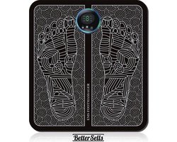 BetterSells® - Bloedcirculatie Apparaat - Voetmassage Apparaat - stimuleert bloedsomloop voor voeten -EMS - Acupressuur Verbetering Bloedsomloop - Kuiten Trainer - Voet Massage - EMS Trainer - Draadloos - Compact-usb voetmassagemat