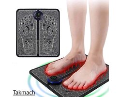 Bloedcirculatie Apparaat - Voetmassage Apparaat - stimuleert bloedsomloop voor voeten -EMS - Acupressuur Verbetering Bloedsomloop – Kuiten Trainer - Voet Massage - EMS Trainer –- Draadloos - Compact-usb voetmassagemat