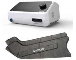 CarePump Lite4 Lymfedrainage apparaat met beenmanchetten voor behandeling van oedeem in voeten en benen - pressotherapie - compressie therapie apparaat
