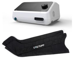 CarePump Lite6 beenmassage apparaat voor lymfedrainage, bloedcirculatie, huidverbetering, helpt bij cellulitis en voor ontspanning - premium 6-kamer apparaat met beenmanchetten - compressie massage apparaat - pressotherapie