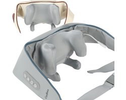 Caryota Nekmassage Apparaat - 4 in 1 Massagekussen - Infrarood - Draadloos - Shiatsu - Wasbare Hoes
