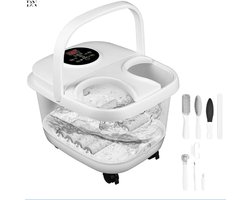 Deniva – Voetmassage Apparaat – Voetmassage Bad – Voetbad – Opvouwbaar Bad - Verwarming en Massagefunctie - Ontspanning Thuis