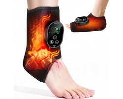 Draadloos Verwarmd Enkel- en Voetmassageapparaat met Warmte en 3 Massagestanden