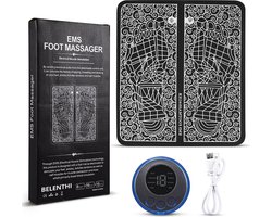 Draadloos Voetmassage Apparaat - Stimuleert Bloedsomloop - EMS Massage - Verbeter de Gezondheid van je Voeten - Acupressuur Technologie - Elektrisch Aangedreven - Ontspanning en Stressverlichting - Gemakkelijke Bediening