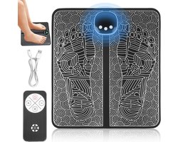 Draagbaar Elektrisch Voetmassageapparaat met 19 Intensiteiten en 8 Modi