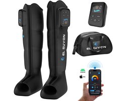 El Suvon Recovery Boots – Maat M 165 - 185 CM- Professioneel Luchtcompressie Beenmassage Apparaat voor Spierherstel, Bloedcirculatie & Vermoeide Benen - Draadloze bediening via App