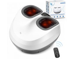 El Suvon Voetmassage Apparaat - Infrarood Warmte - Shiatsu en Compressie Massage - Bloedsomloop Voet en Been - Wasbare voering