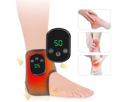 Elektrische Enkelbrace met Luchtcompressie en Voetmassage voor Pijnverlichting bij Achillespeesblessures - Effectieve Therapie voor Voet- en Enkelpijn