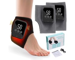 Elektrische Voet- en Enkelmassageapparaat met Warmtefuncties en Oplaadbare Batterij