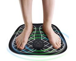 EMS Voetmassage apparaat - Bloedsomloop – EMS Voetmassage - Bloedcirculatie Apparaat – Ontspanning - Cadeau - Zwart