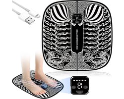 EMS voetmassagepad met 6 massagemodi en 19 niveaus - USB elektrisch apparaat Elektrische voetmassage