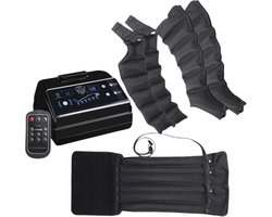 Fubzz Luchtcompressie Been En Voet Massager - 6 Luchtkamers - Verbeterde Bloedcirculatie - Instelbare Druk - Ontspanning En Herstel Na Inspanning